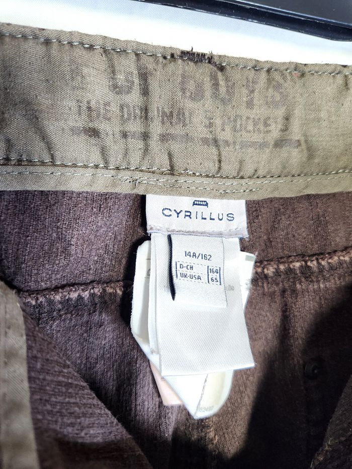 Pantalon Cyrillus en Velours Côtelé Marron - Taille 14 ans - photo numéro 3