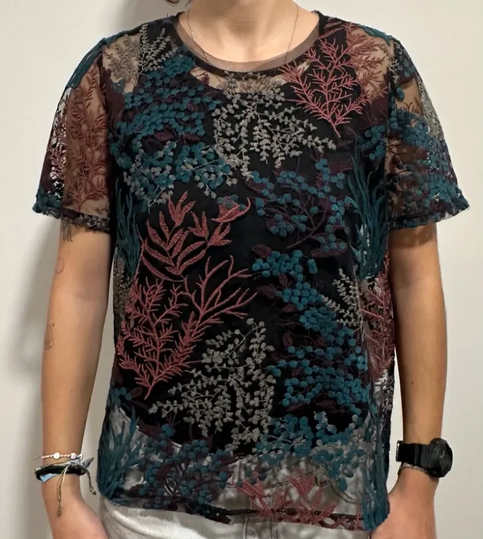 Camiseta Bordada Zara - photo numéro 3