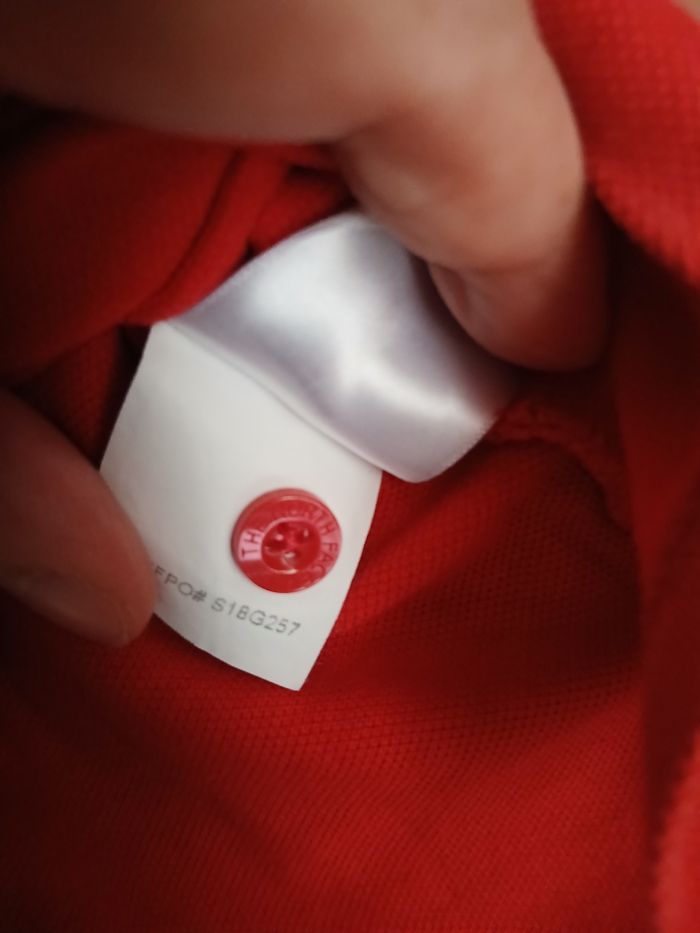 Polo The North Face - Rouge et Noir Taille S - photo numéro 9