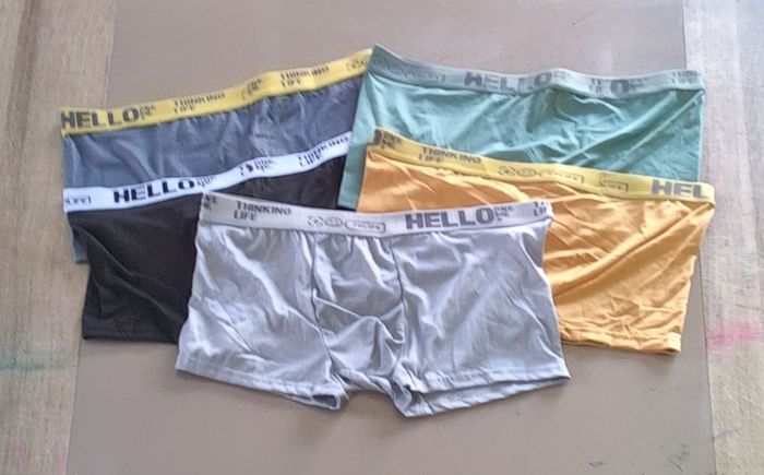 Lot de 5 boxers homme confort – Taille L - photo numéro 3