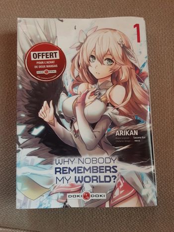 Manga : Why nobody remembers my world? Tome 1