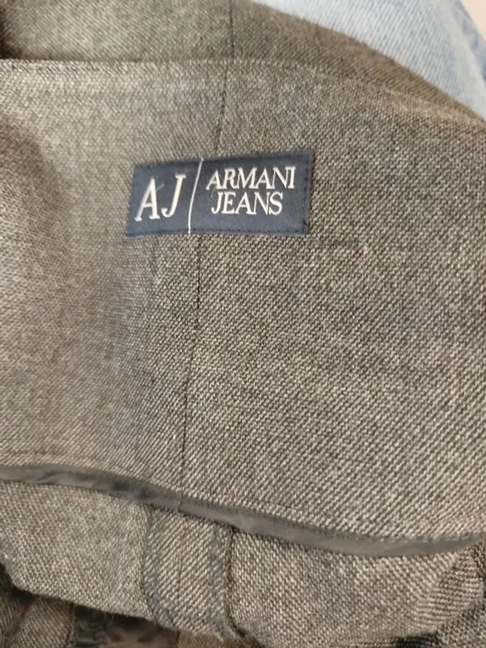 Mini Jupe grise ceinturée Armani Jeans - Taille 44 - Élégance intemporelle A606 - photo numéro 12