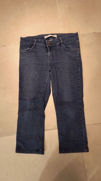 Pantacourt en jean taille 42
