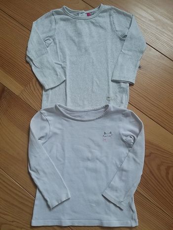 Lot de 2 t-shirts manches longues 18 mois
