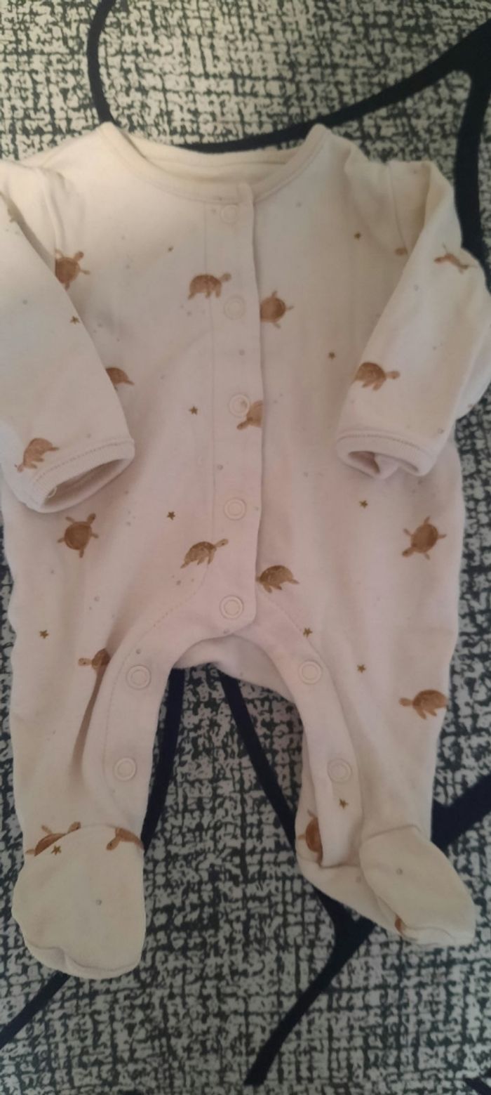 Pyjamas coton bébé naissance + 5 bodys - photo numéro 5