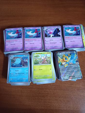 Lots de 100 cartes communes et brillantes