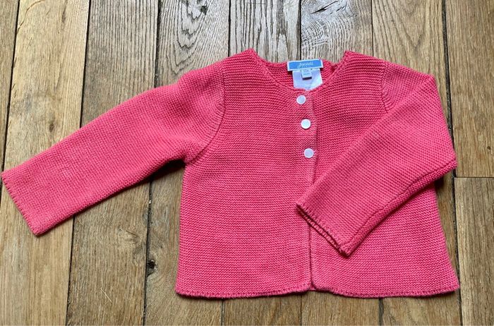 Gilet rose Jacadi 12 mois