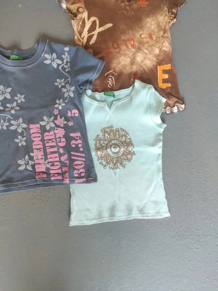 Benetton 3 tee shirt 4 ans - photo numéro 3