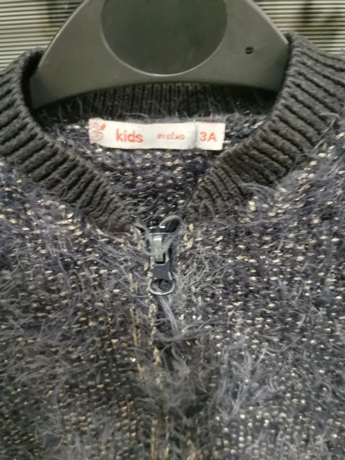 Gilet fille 3 ans violet Gémo - photo numéro 2