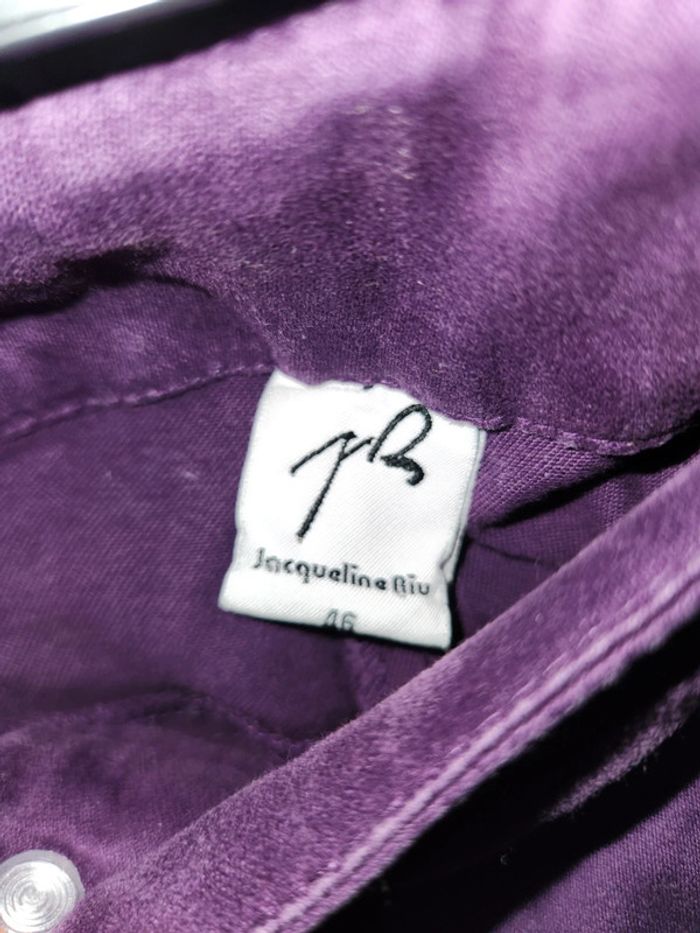 Jeans violet jacqueline riu taille 46 - photo numéro 3