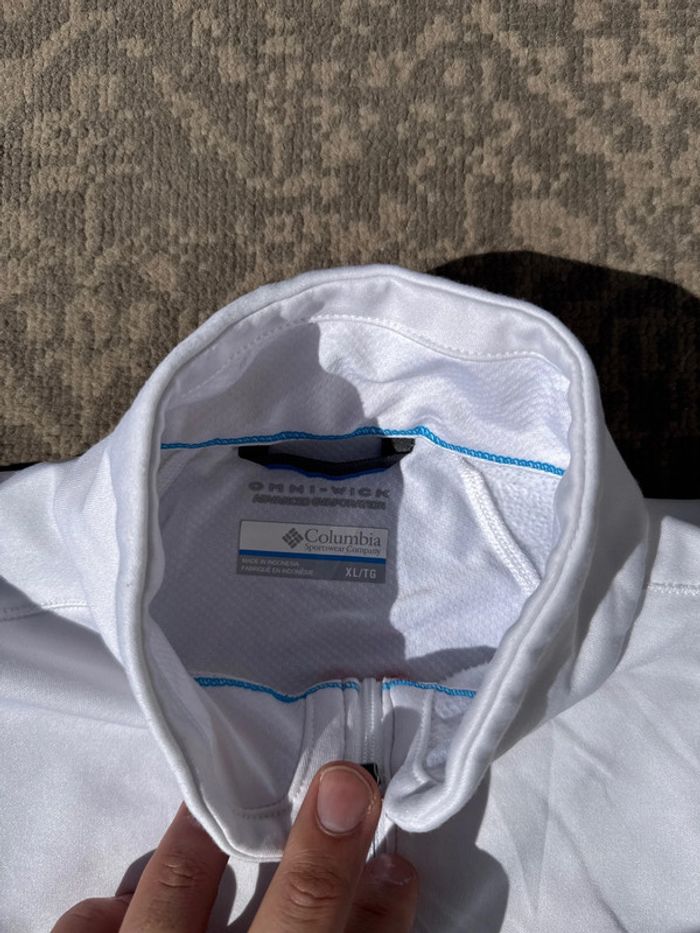 Veste zippée blanche Columbia femme - Taille XL - photo numéro 6