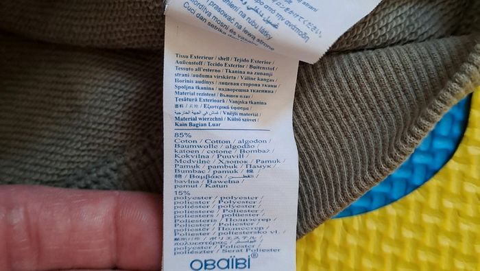 Pull vert kaki ours, obaïbi, taille 6 mois (68 cm) - photo numéro 4