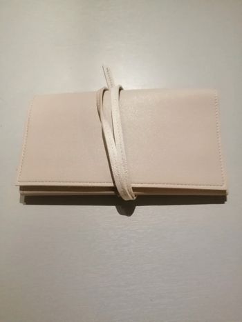 🌸Pochette porte monnaie beige pour soirée Neuve 🌸