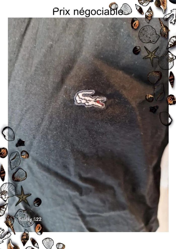 🌈 Chemise homme manche courte "Lacoste" Taille 42/44 très bon état 🌈 - photo numéro 3