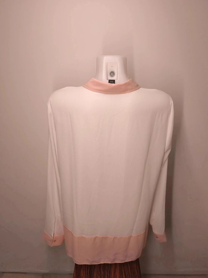 Chemise Atmosphère Femme Taille 46 Blanc-rose - photo numéro 2