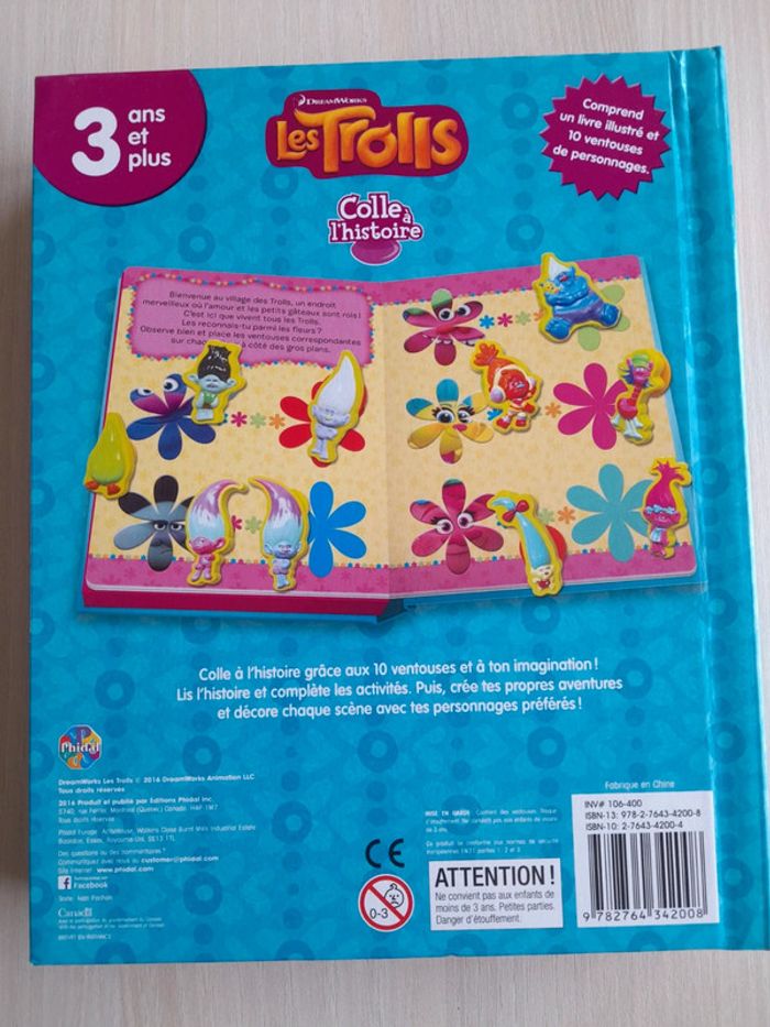 Coffret Les Trolls Colle à l'histoire - photo numéro 2