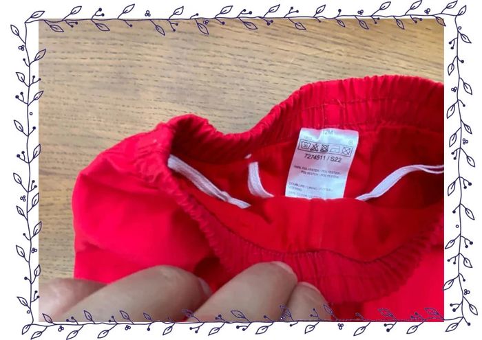 Pantalon jogging rouge 12 mois neuf - photo numéro 4