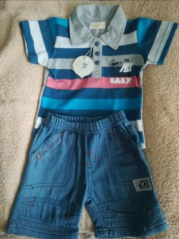 Ensemble été 6 mois garçon
