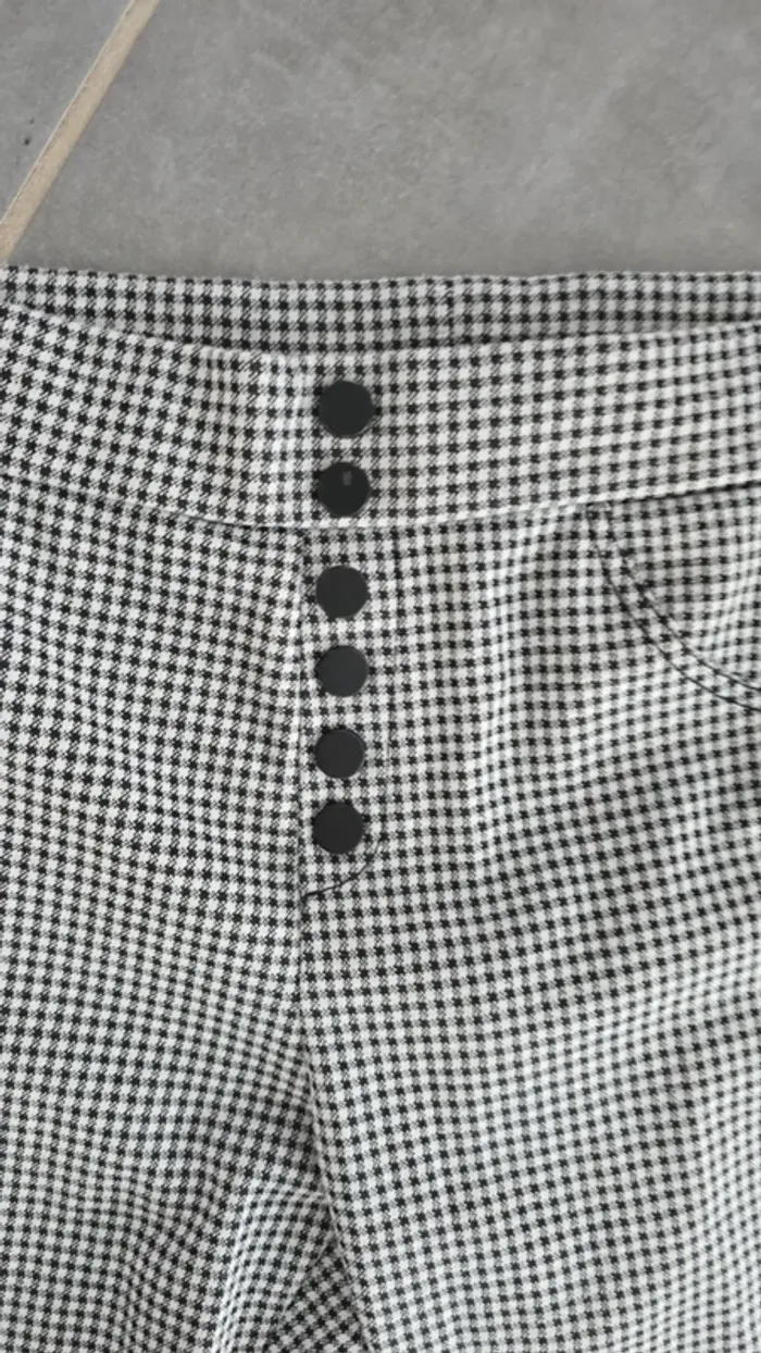 Pantalon chino à carreaux - photo numéro 2