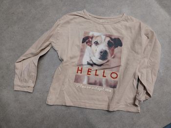 haut tee shirt manches longues fille 6 ans