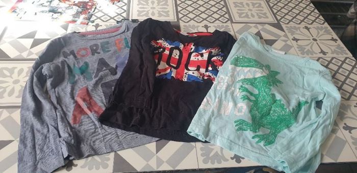 Lot 3 t-shirt manche longue