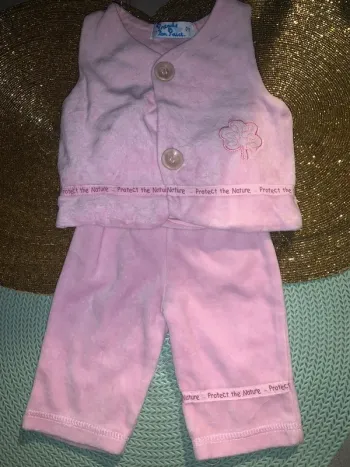 Ensemble naissance 0m rose excellent état