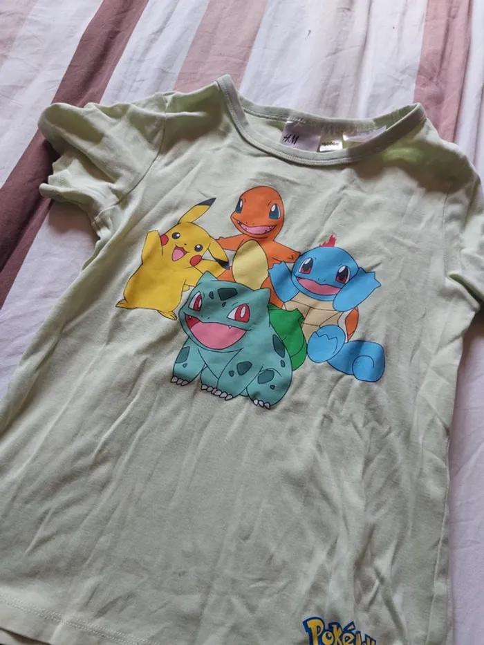 Pyjama short pokémon 122/128cm - photo numéro 3