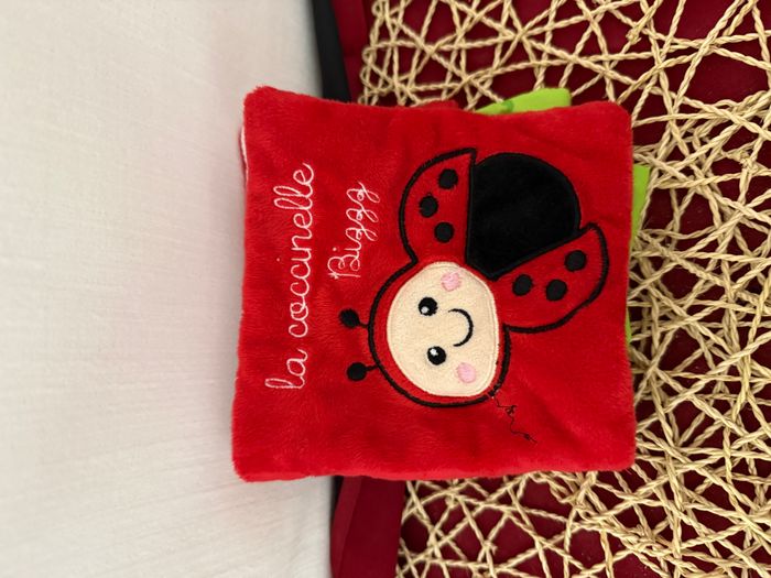 livre tissu coccinelle