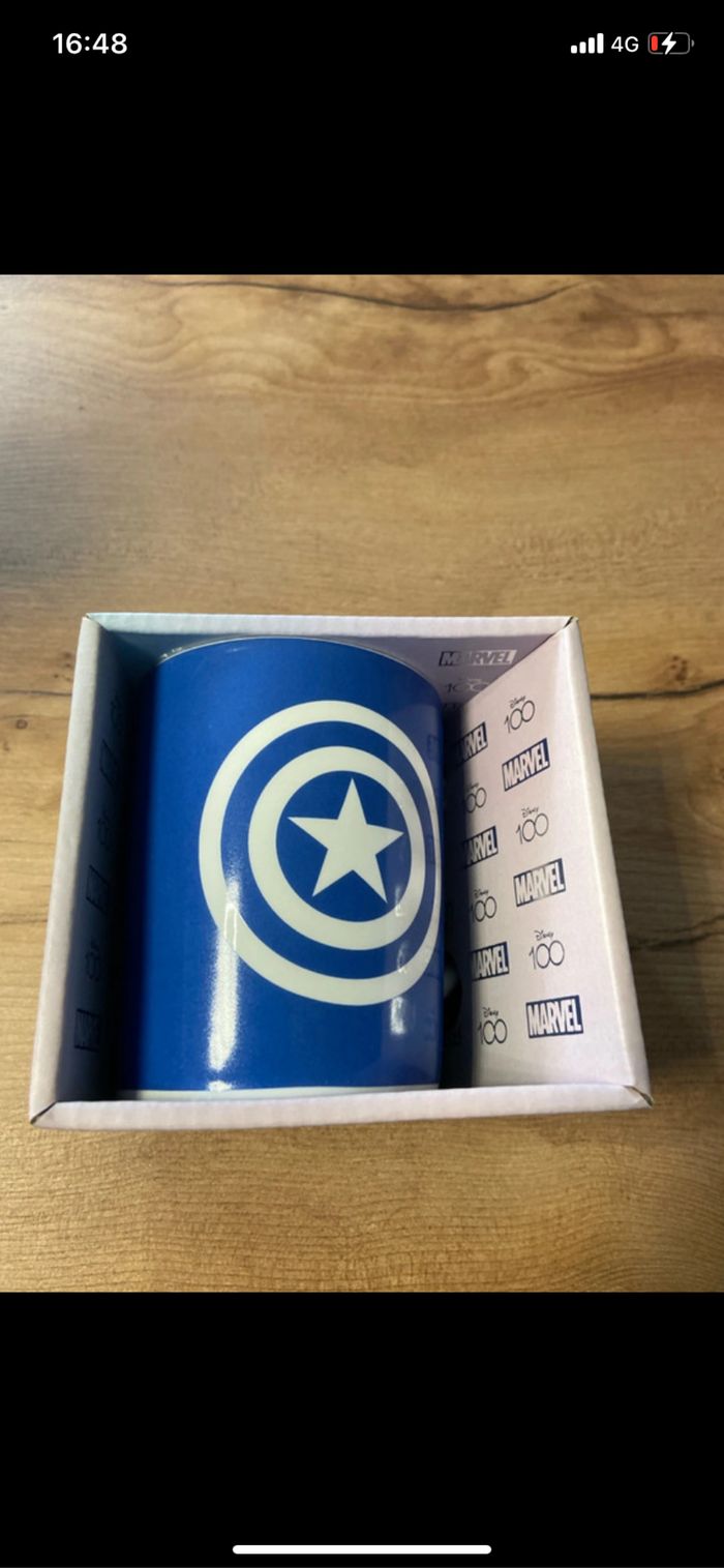 Mug captain America Disney 100 ans