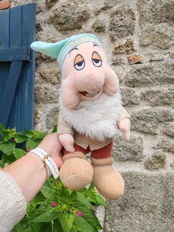Peluche dormeur - blanche neige et les 7 nains