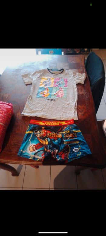 Ensemble tee shirt Fortnite et caleçon freegun