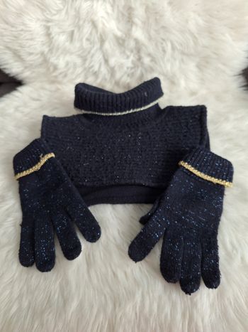 Ensemble écharpe et gants 6-8 ans TAO