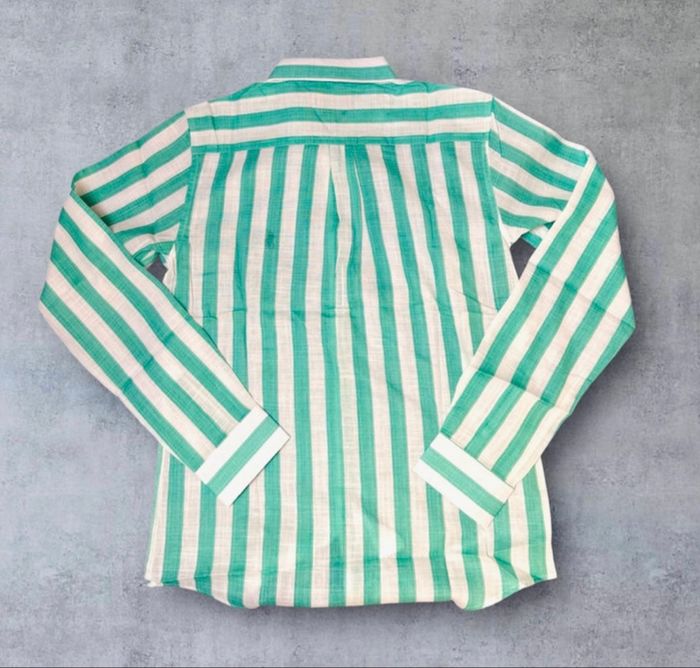 Chemise Ralph Lauren Lin avec bande vertes - photo numéro 9