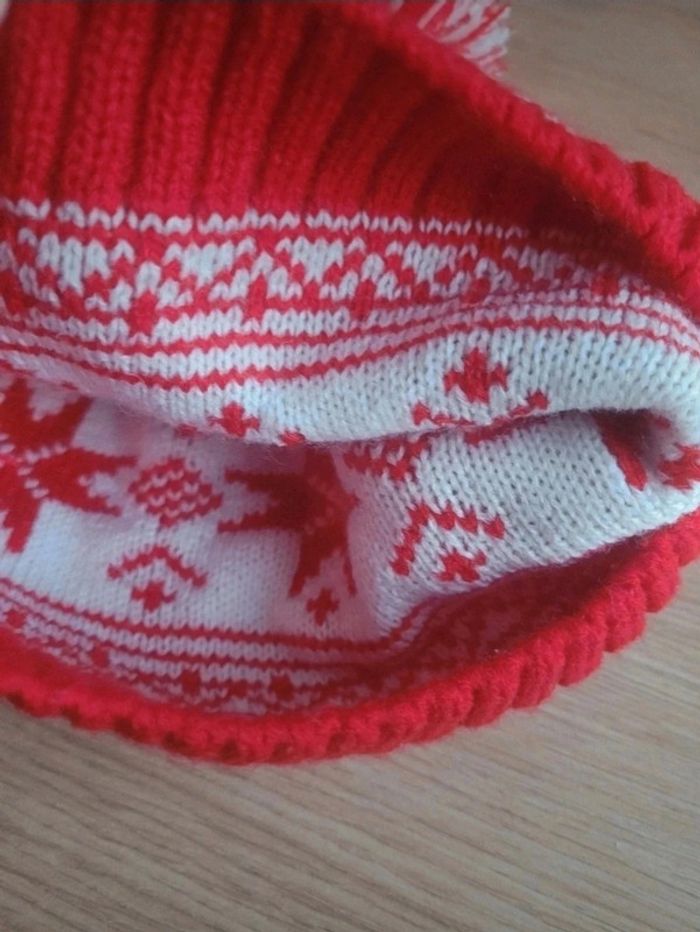 Bonnet enfant à pompom - photo numéro 4