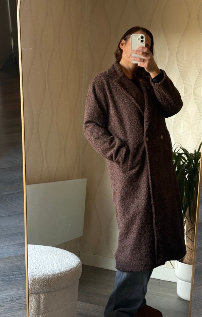 Manteau long taille M/L neuf couleur marron neuf - photo numéro 7