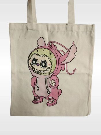 Tote bag sac cabas Labubu