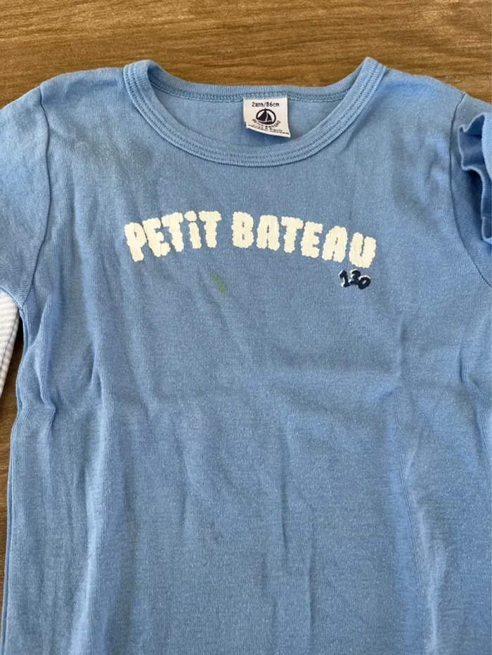 Lot petit bateau 7 tricots de peau - photo numéro 2
