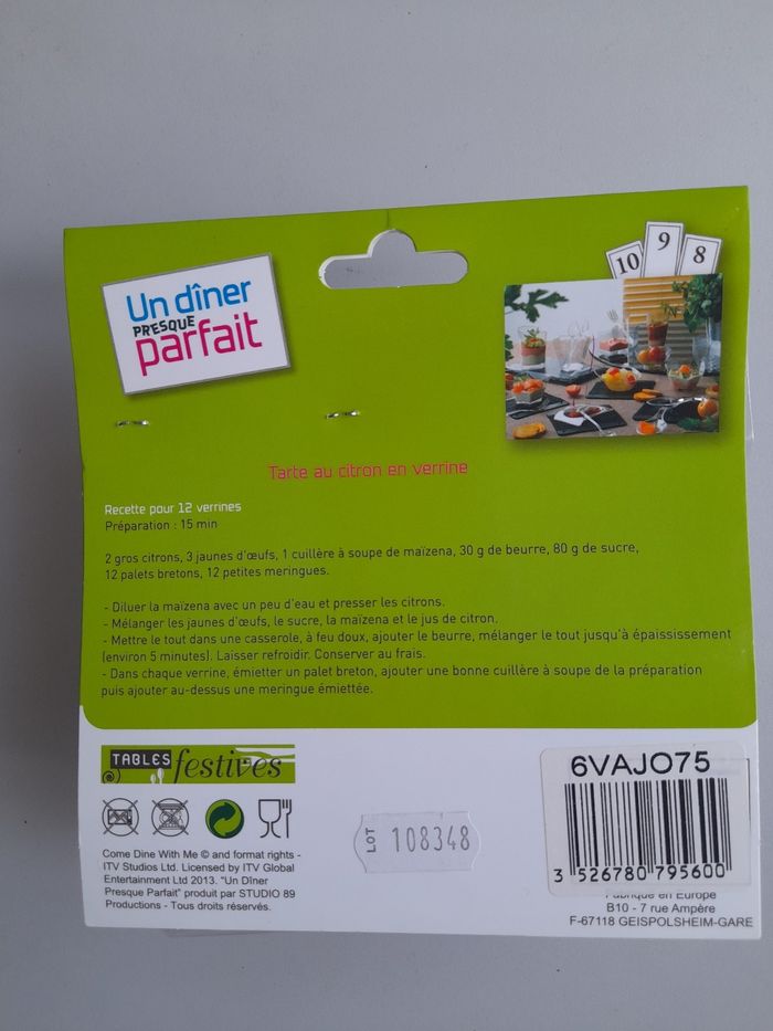 Lot de 12 verrines - photo numéro 3