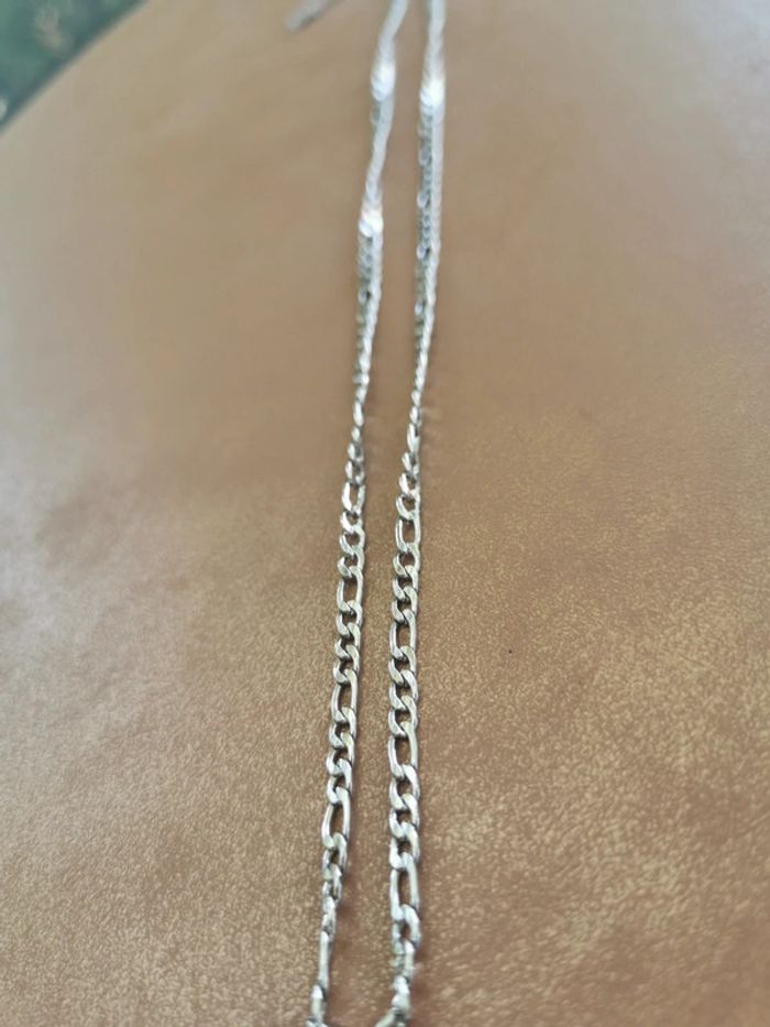 Collier et pendentif spirituel croix égyptienne d ankh argenté - photo numéro 3