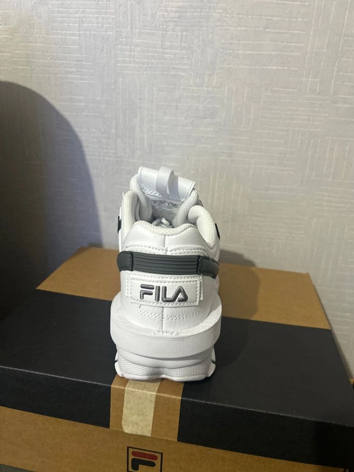 Baskets compensées Fila Disruptor 2 blanches 39.5 - photo numéro 3