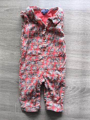 Magnifique Combi pantalon légère fleurie 6 mois sergent major