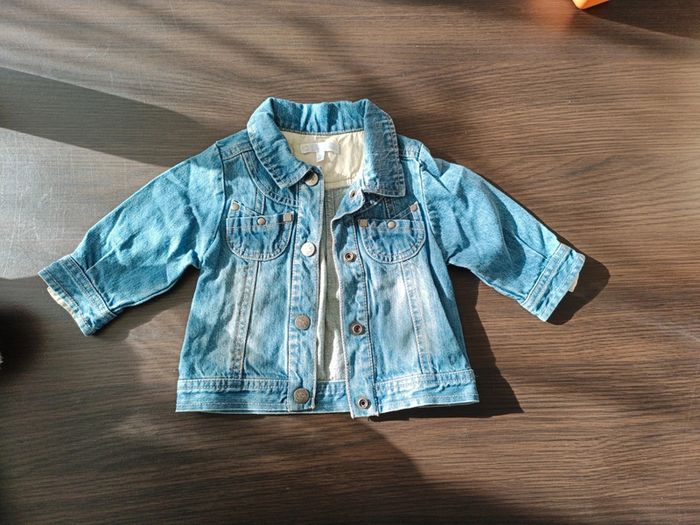 Veste en jean fille 6 mois 67 cm