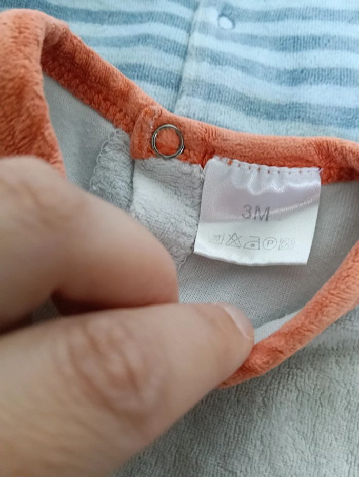 Lot 6 pyjamas chaud 3 mois - photo numéro 2