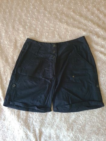 Short été noir femme