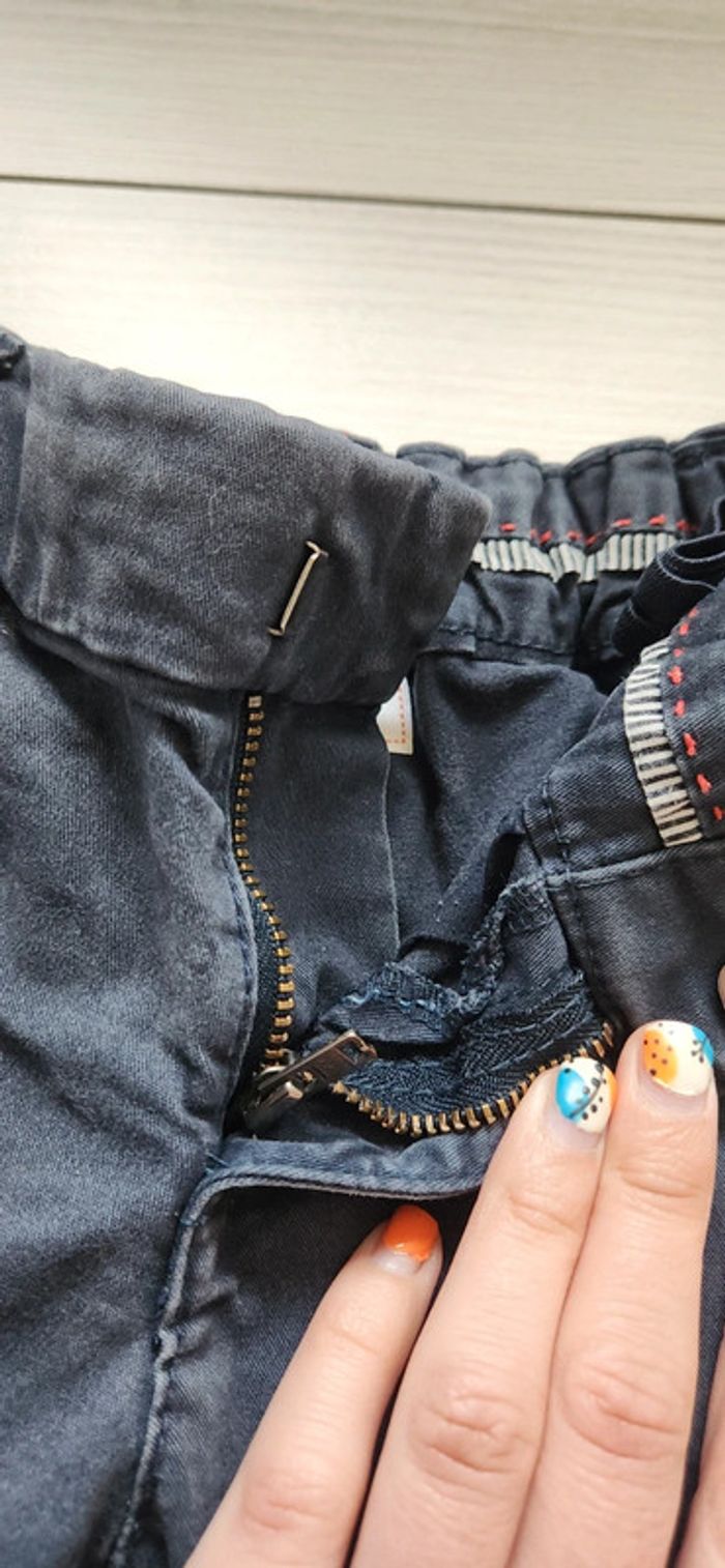 Pantalon bleu 2 ans 86 cm - photo numéro 2