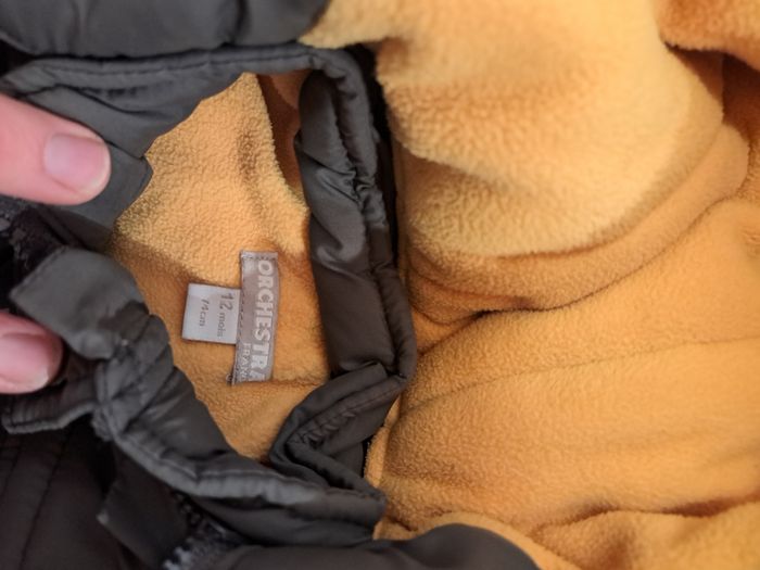 Doudoune grise  orchestra  t 12 mois - photo numéro 3