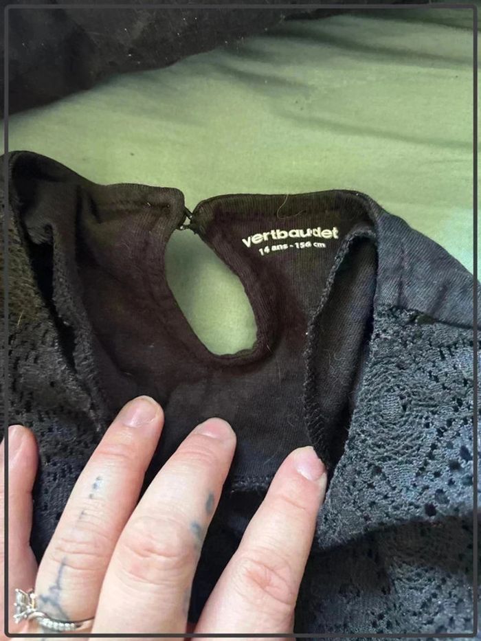 T shirt manche longue taille 14ans marque verbaudet - photo numéro 4