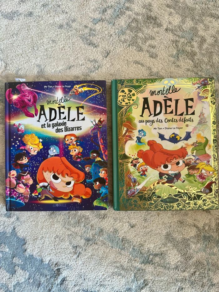 Lot de 2 livres adele mortelle
