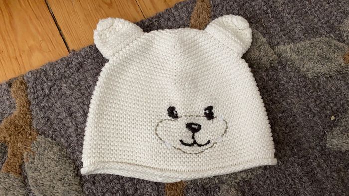 Bonnet garçon ou mixte ours - photo numéro 2