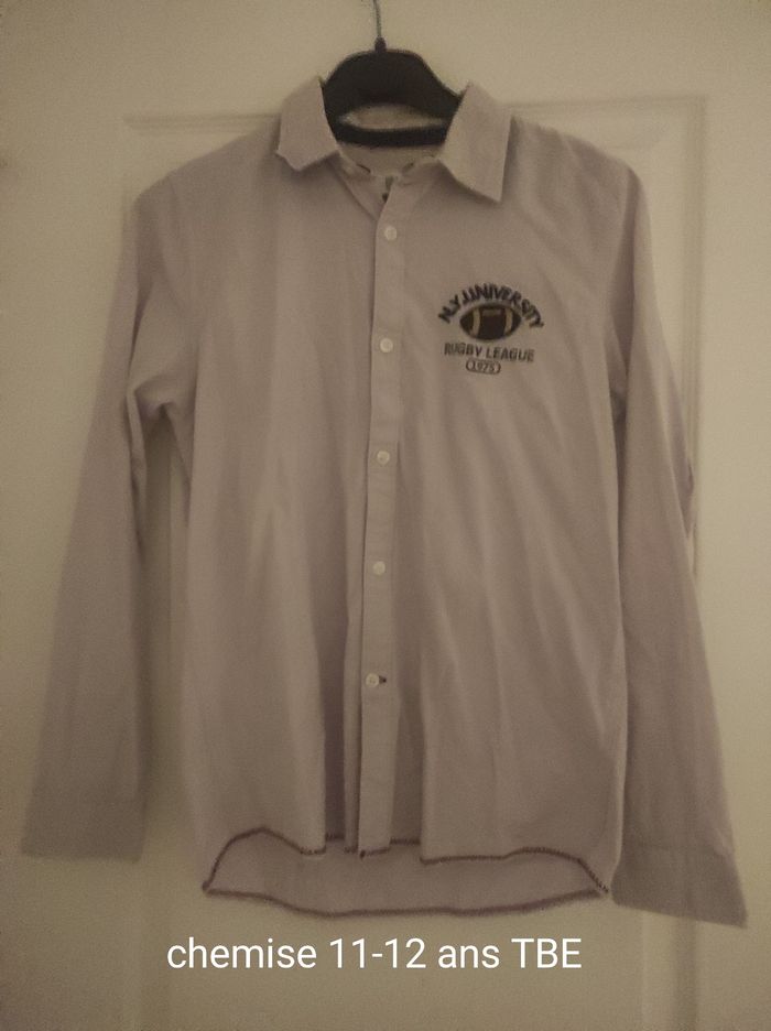 Chemise manches longues